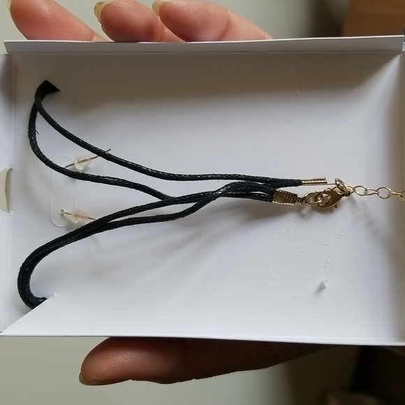 Color by Kohls black beaded necklace set - Picture 3 of 4